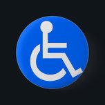 Symbol für Behinderung Button<br><div class="desc">mit Behinderung Symbol</div>