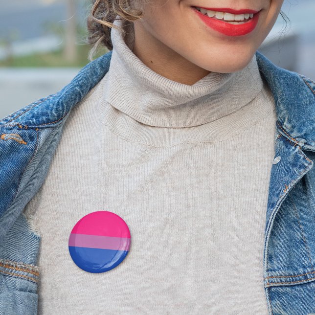 Symbol für Bisexuelle Flagge Geschlecht Diversity  Button (Von Creator hochgeladen)