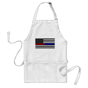 Symbol für blaue, dünne Linie, Feuerwehr Schürze