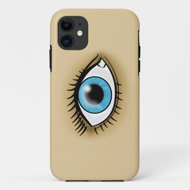 Symbol für blaues Auge Case-Mate iPhone Hülle (Rückseite)