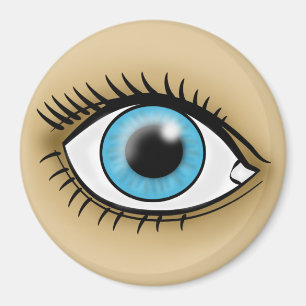 Symbol für blaues Auge Magnet