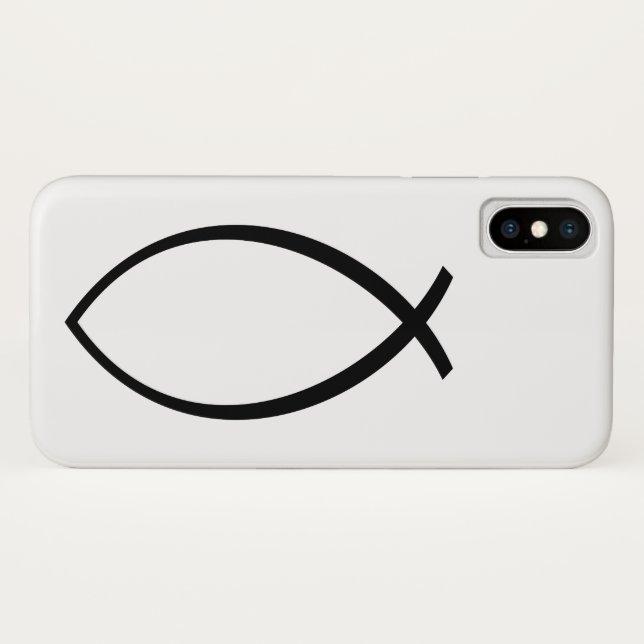 Symbol für christliche Fische (Ichthys) Case-Mate iPhone Hülle (Rückseite (Horizontal))