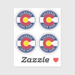 Symbol für Colorado-Flagge Aufkleber