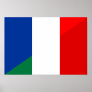 Symbol für das Flaggenland Poster