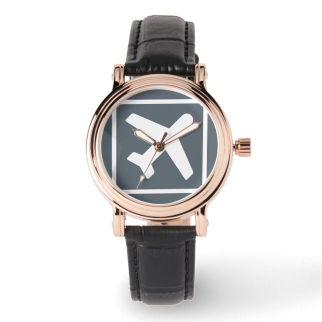 Symbol für das Square Aviation-Design Armbanduhr (Vorderseite)