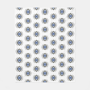 Symbol für den Augenschutz des Bösen, blaues Aug Fleecedecke