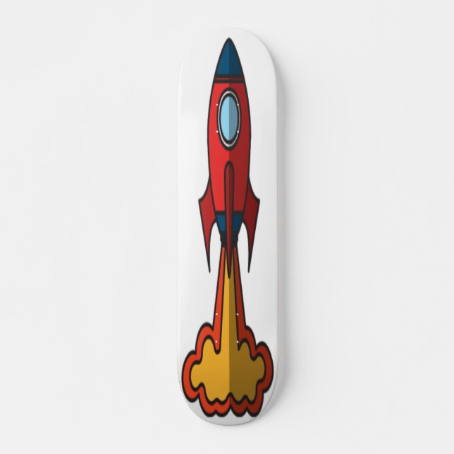 Symbol für den Raketenstart Skateboard (Vorne)