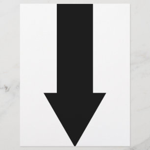 Symbol für den schwarzen Pfeil nach unten Flyer