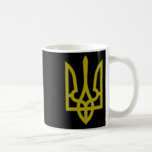 Symbol für den ukrainischen Militärtrident Mittelu Kaffeetasse