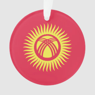Symbol für die Flagge Kirgisistans Ornament