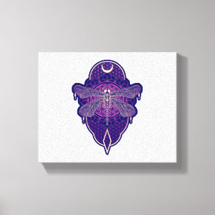 Symbol für die geometrische Blume der Mandala Life Leinwanddruck