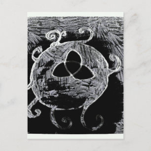 Symbol für die Hexen Postkarte