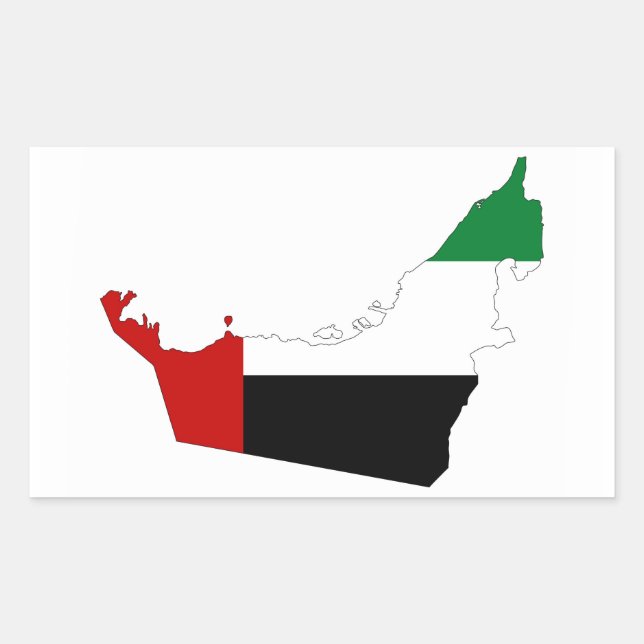Symbol für die Länderflagge Rechteckiger Aufkleber (Vorderseite)