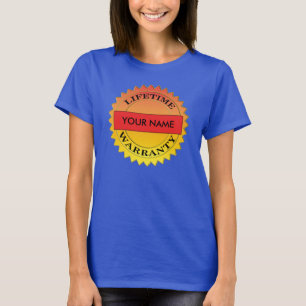 Symbol für die Lebensgarantie Ihr Name Womens T - T-Shirt