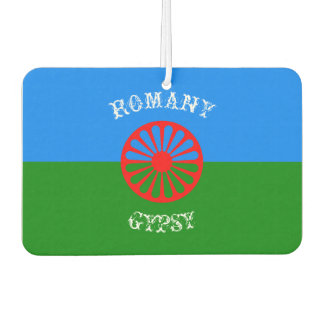 Symbol für die offizielle Sinti und Roma-Schleife Autolufterfrischer