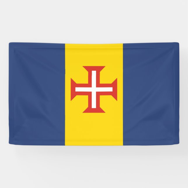 Symbol für die portugiesische Provinz Madeira Banner (Horizontal)