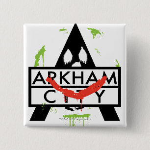 Symbol für die Stadt Arkham mit Joker 2 Button