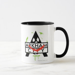 Symbol für die Stadt Arkham mit Joker 2 Tasse