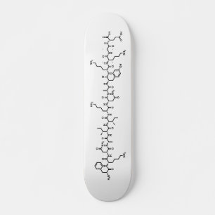 Symbol für Endhormon-Chemie Skateboard