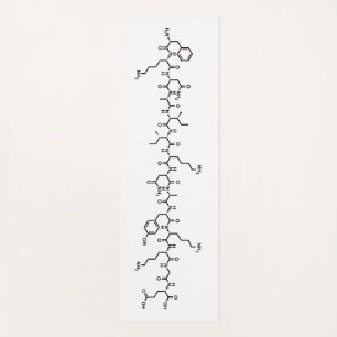 Symbol für Endhormon-Chemie Yogamatte