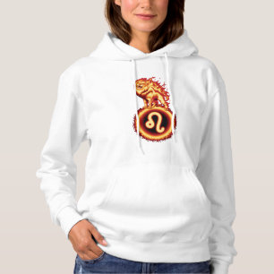 Symbol für Feuerlöschlampe - Leo Zodiac-Zeichen Hoodie