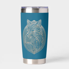 Symbol für Fox Line Art-Logos bearbeiten Thermobecher