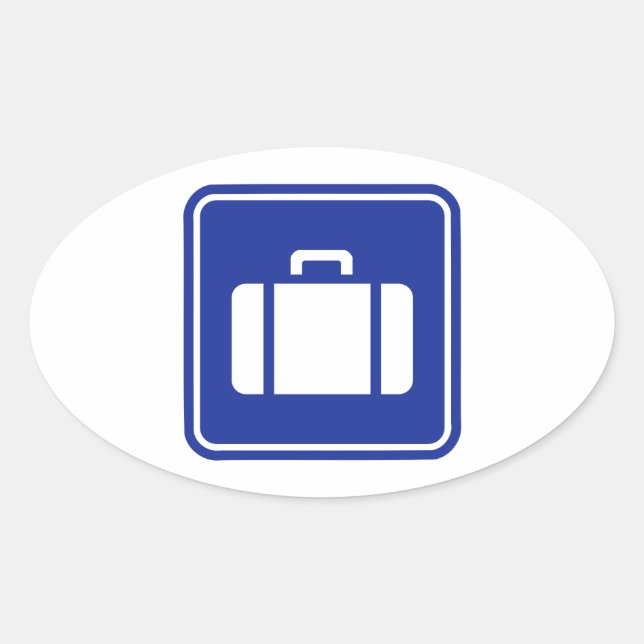 Symbol für Gehäuse Ovaler Aufkleber (Vorderseite)