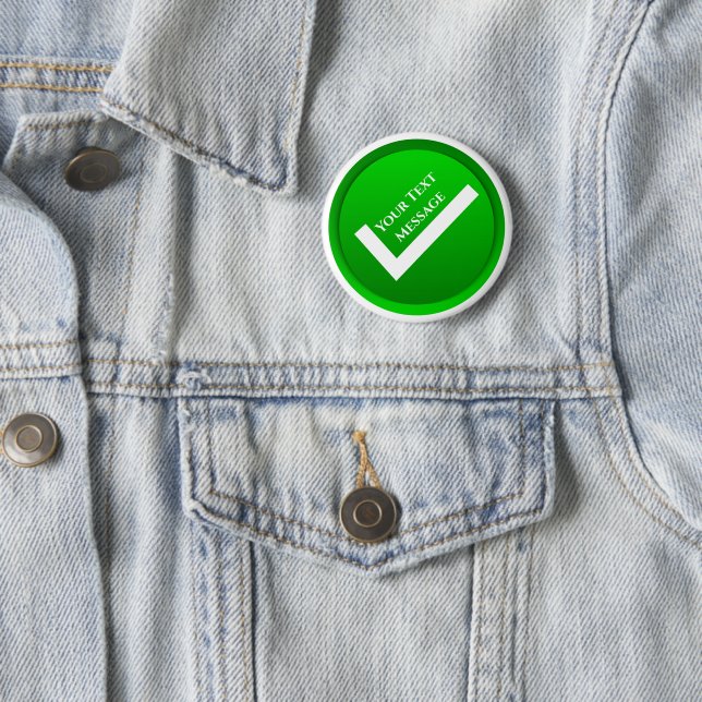 Symbol für grüne Markierung Button (Beispiel)