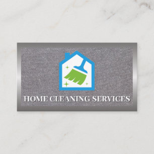 Symbol für Hausreinigung   Maid Visitenkarte