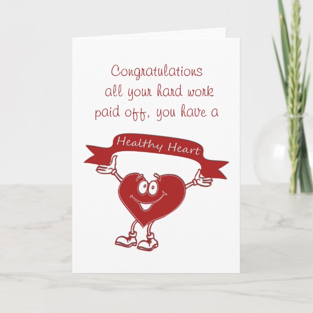 Symbol für Herz-Kreislauf-Bewusstsein Karte (Vorderseite)