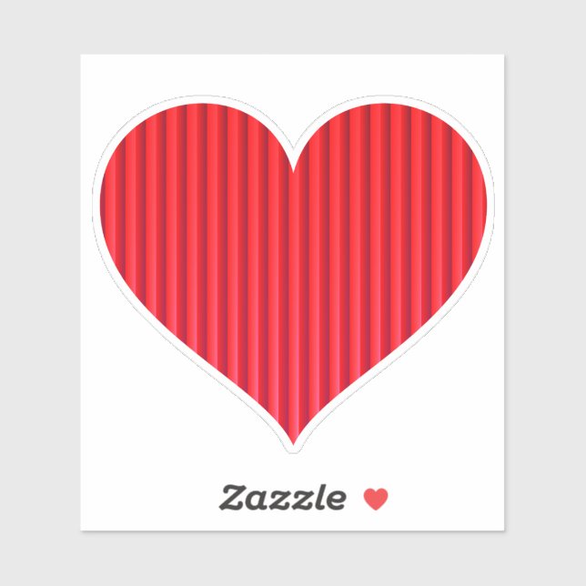 Symbol für Herz-Liebe Design-20326 Aufkleber (Blatt)