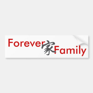 Symbol für immer Familie Autoaufkleber