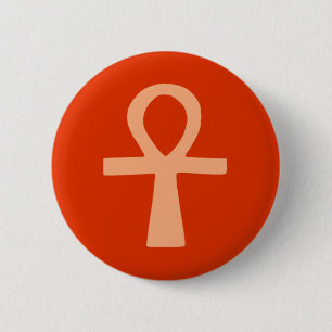 Symbol für Kemetismus (orange) Button