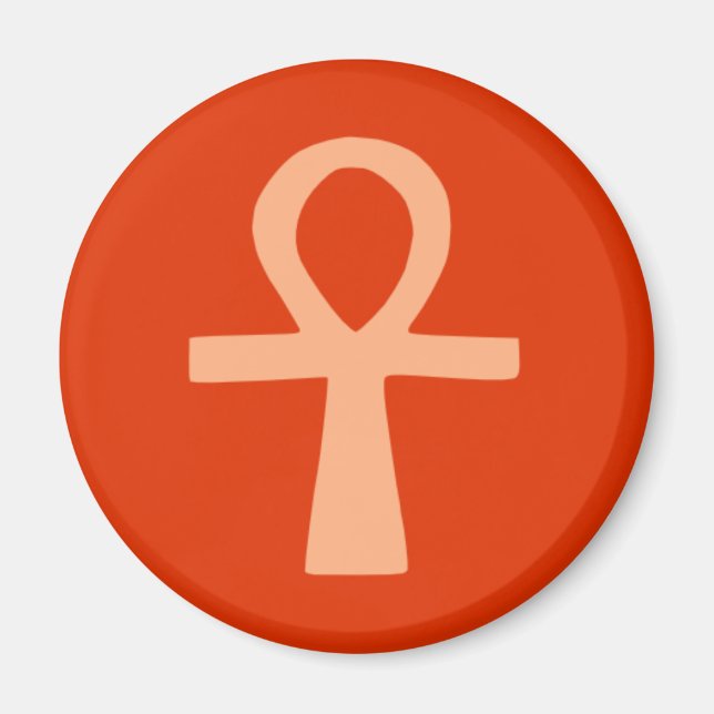 Symbol für Kemetismus (orange) Magnet (Vorne)