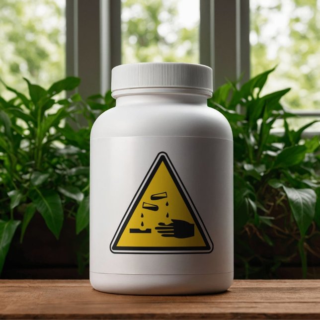 Symbol für korrosionsgefährdende Stoffe Aufkleber (Von Creator hochgeladen)