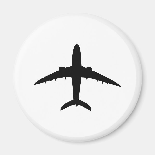 Symbol für Luftfahrzeuge des Flugzeug Magnet (Vorne)