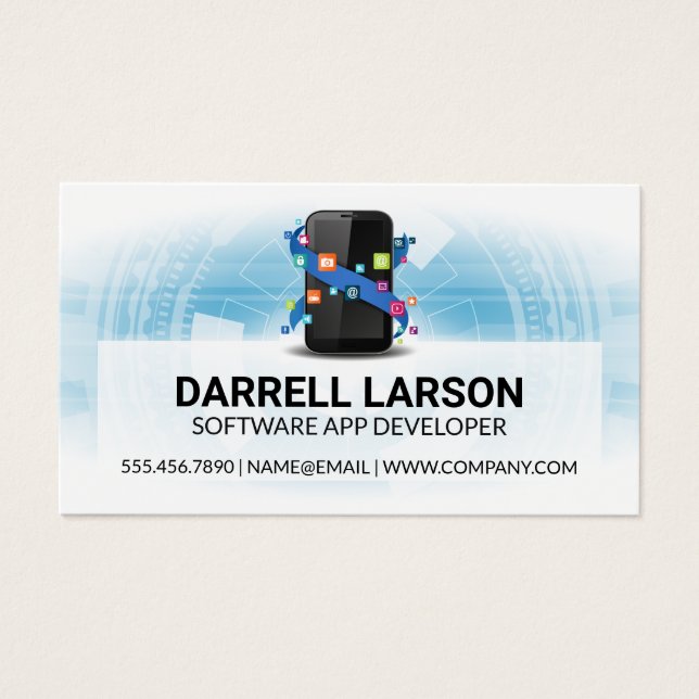 Symbol für mobile Apps | Tech (Vorderseite)