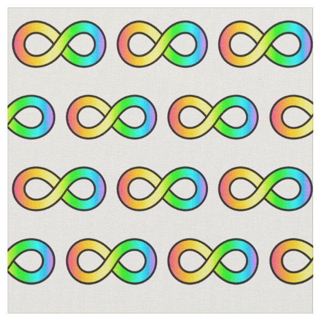 Symbol für NeuroVielfalt Stoff (Nahaufnahme)