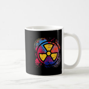 Symbol für Nuklearmedizin-Strahlung Bunte Radiolog Kaffeetasse