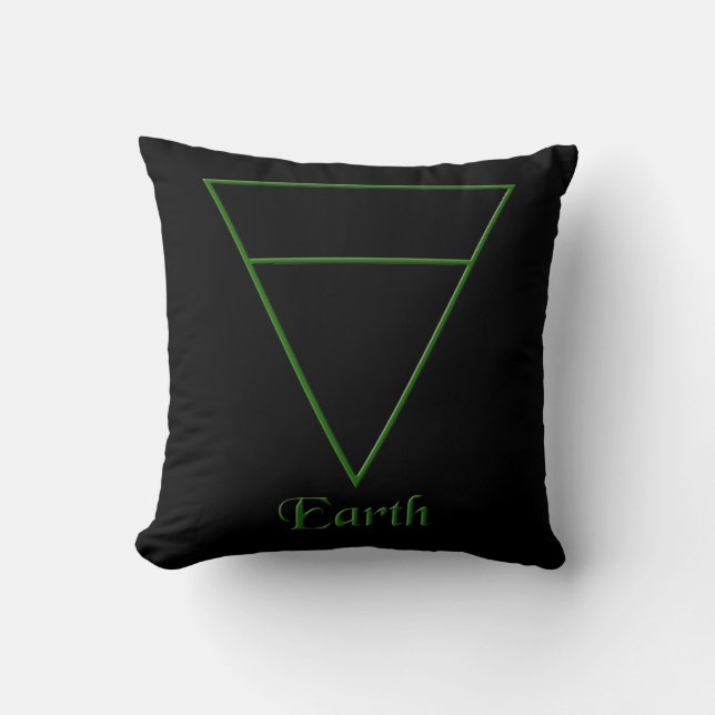 Symbol für Pagan-Elemente Kissen (Vorderseite)