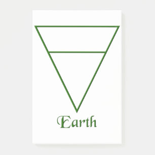 Symbol für Pagan-Elemente Post-it Klebezettel