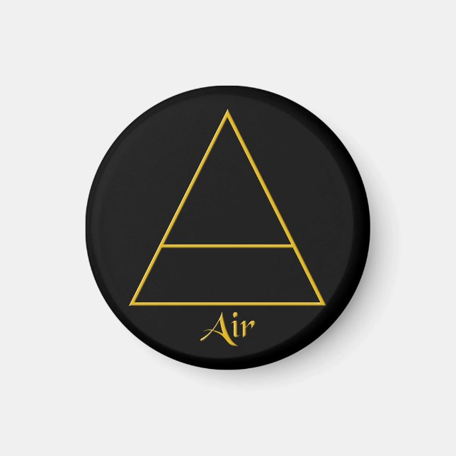 Symbol für Pagan-Luftelement Magnet (Vorne)