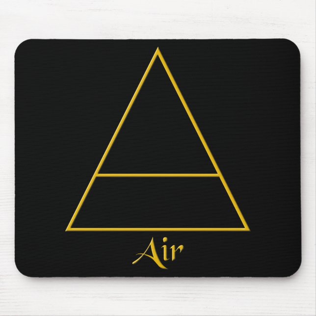 Symbol für Pagan-Luftelement Mousepad (Vorne)