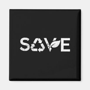 Symbol für Recycling und Erhaltung der Erde Ökofre Magnet