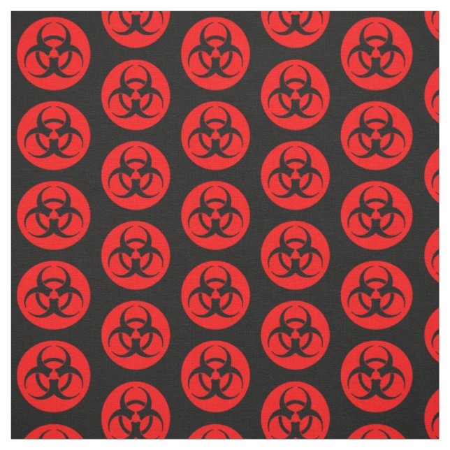 Symbol für rote Biogefährdung Stoff (Muster)