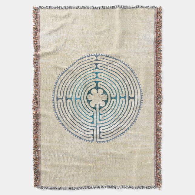 Symbol für Sacred Geometry - Chartres Labyrinth 1 Decke (Vorderseite Vertikal)