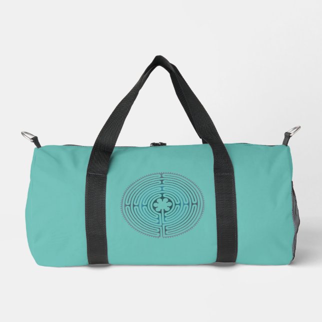 Symbol für Sacred Geometry - Chartres Labyrinth 1 Duffle Bag (Vorderseite)