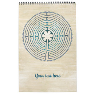 Symbol für Sacred Geometry - Chartres Labyrinth 1 Kalender