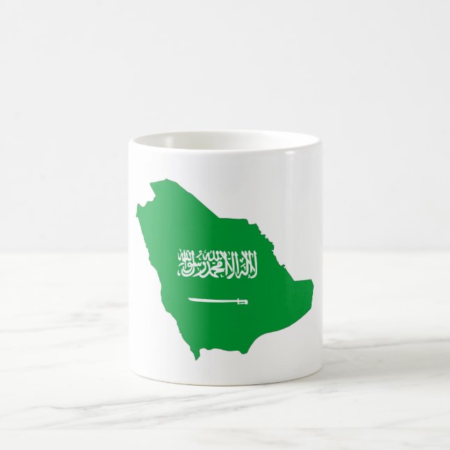 Symbol für Saudi Arabien Kaffeetasse (Mittel)