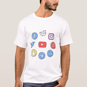 Symbol für soziale Medien ( Special for You ) T-Shirt